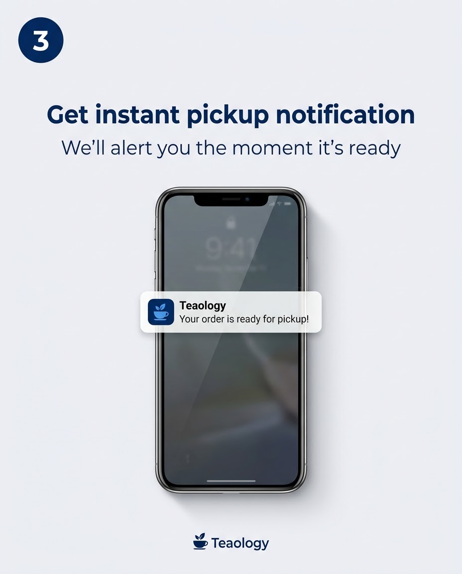 Carousel slide 4: pickup notification