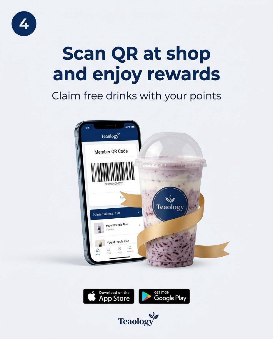 Carousel slide 5: show QR and earn rewards